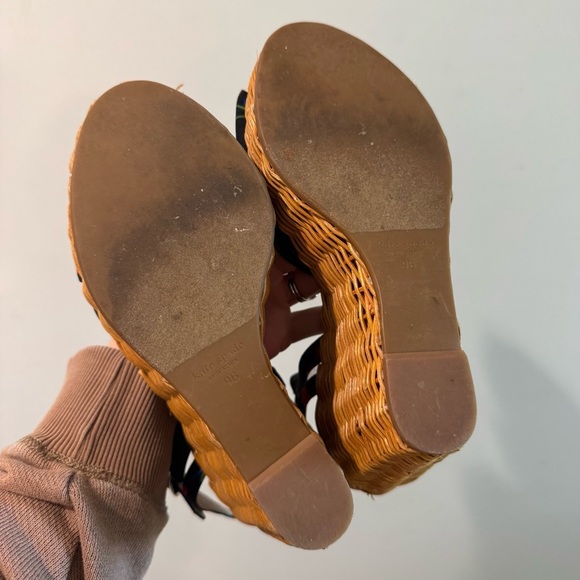 Kate Spade Anita Wedge Sandals Cherry Print 9B - Picture 6 of 7